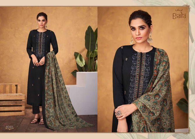 Carmel By Esaira Cotton Satin Printed Dress Material Wholesale Price In Surat